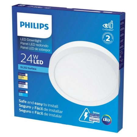 Panel circular adosable 24W Philips DL252 6500K